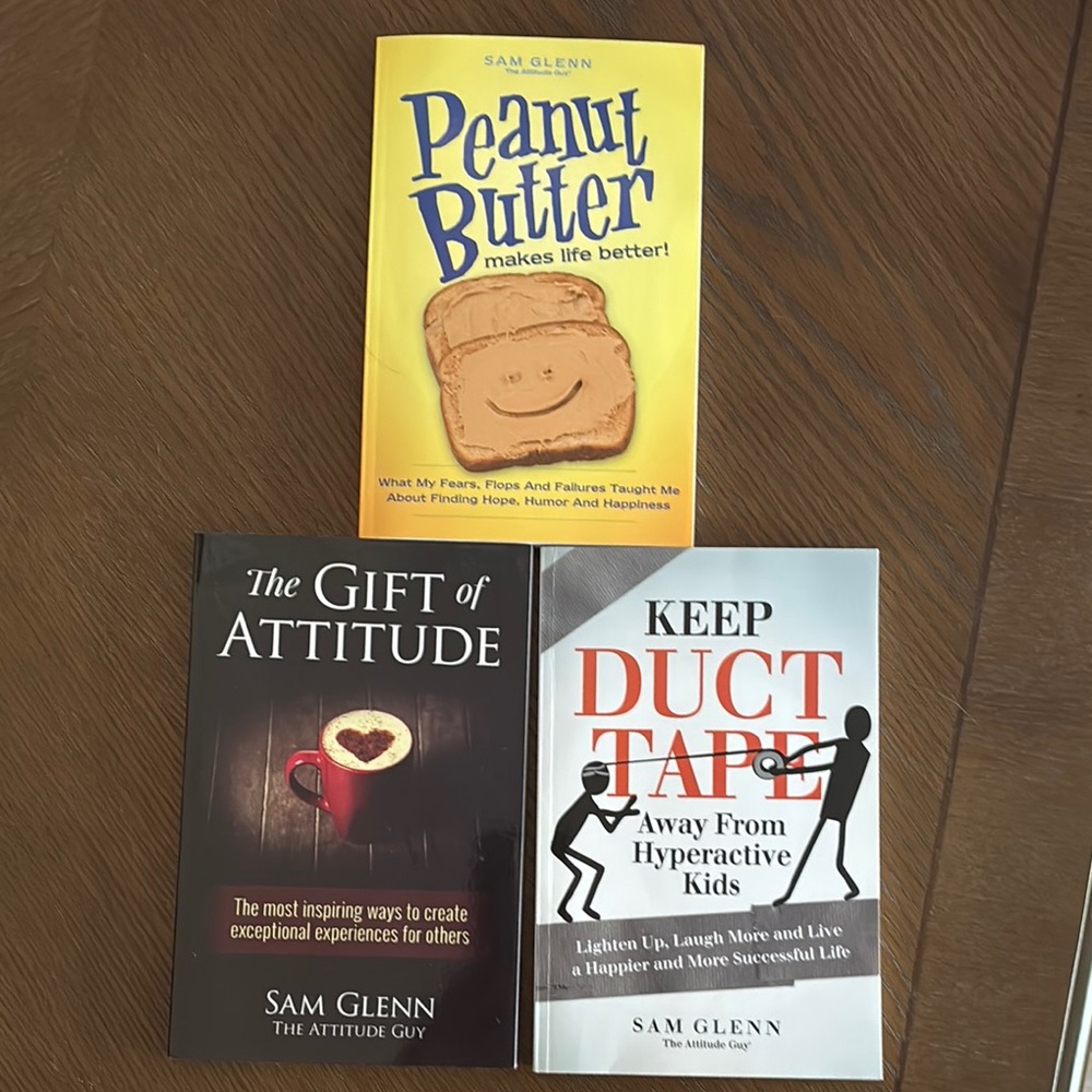 Motivational Book Set - Yellow, Black, White Covers